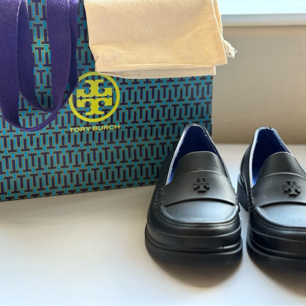 New Tory Burch Rain Loafers